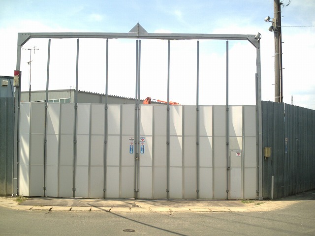 ゲート工業 門型パネル 高さ4.5mX間口13.5m 全面パネル KG4-3P-135